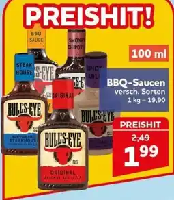 CENTERSHOP BULLS-EYE BBQ-Saucen Angebot