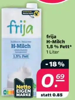 Netto frija H-Milch Angebot