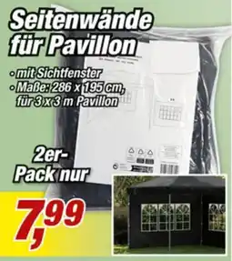 Posten Börse Seitenwände für Pavillon Angebot