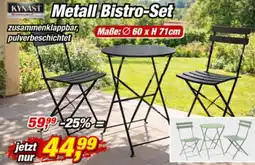 Posten Börse KYNAST Metall Bistro-Set Angebot