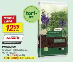 toom Baumarkt Pflanzerde Angebot