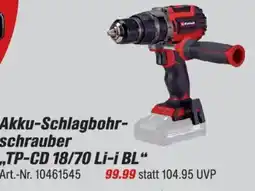 toom Baumarkt Akku-Schlagbohrschrauber TP-CD 18/70 Li-i BL Angebot