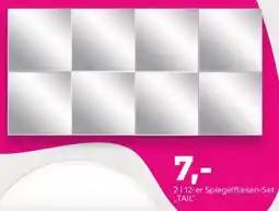 Mömax 12-er Spiegelfliesen-Set "TAIL" Angebot