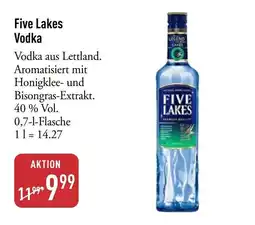 Galeria Markthalle Five Lakes Vodka Angebot