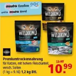 Multi Markt Cat WILDKIND Premiumtrockennahrung Angebot