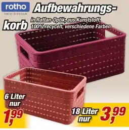 Posten Börse rotho Aufbewahrungs-korb Angebot