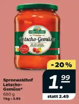 Netto Spreewaldhof Letscho-Gemüse Angebot