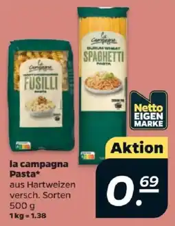 Netto la campagna Pasta Angebot