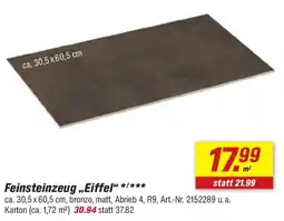 toom Baumarkt Feinsteinzeug „Eiffel“ Angebot