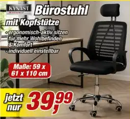 Posten Börse KYNAST Bürostuhl mit Kopfstütze Angebot
