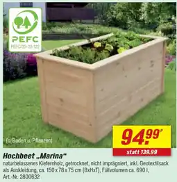 toom Baumarkt Hochbeet „Marina“ Angebot