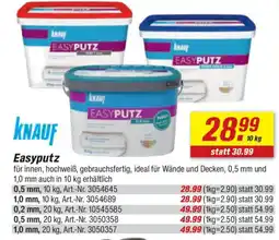 toom Baumarkt knauf Easyputz Angebot