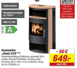 toom Baumarkt Kaminofen „Pamir STS“ 1/2 Angebot