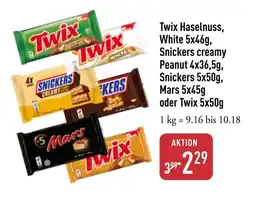 Galeria Markthalle Twix Haselnuss, White Snickers creamy Peanut Snickers Mars oder Twix Angebot