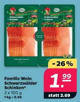 Netto Familie Wein Schwarzwälder Schinken Angebot