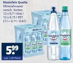 Getränkewelt Rheinfels Quelle Mineralwasser Angebot