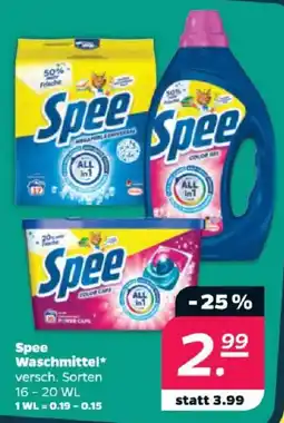 Netto Spee Waschmittel* Angebot