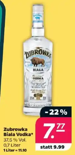 Netto Zubrowka Biala Vodka Angebot