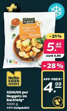 Netto GENUSS pur Nuggets im Backteig Angebot