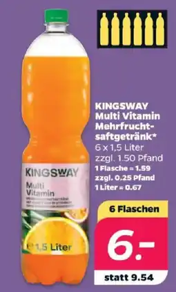 Netto KINGSWAY Multi Vitamin Mehrfrucht-saftgetränk Angebot