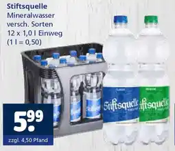 Getränkewelt Stiftsquelle Mineralwasser Angebot