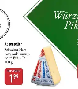 Galeria Markthalle Appenzeller Schweizer Hartkäse Angebot