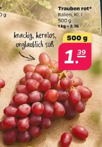 Netto Trauben rot* Angebot