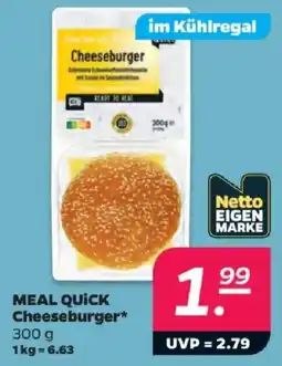 Netto MEAL QUICK Cheeseburger* Angebot
