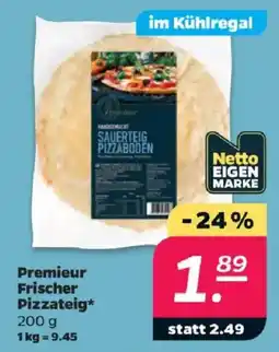Netto Premieur Frischer Pizzateig Angebot