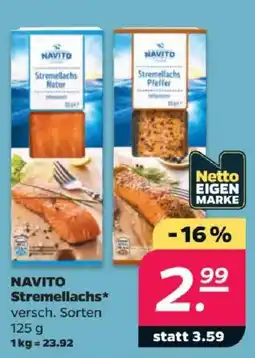 Netto NAVITO Stremellachs* Angebot