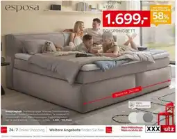 XXXLutz esposa BOXSPRINGBETT Angebot