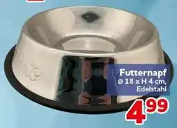 CENTERSHOP Futternapf Edelstahl Angebot