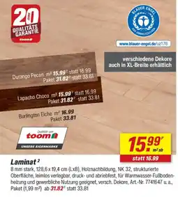 toom Baumarkt Laminat Angebot