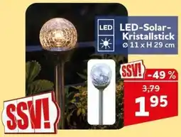 CENTERSHOP LED-Solar-Kristallstick Angebot