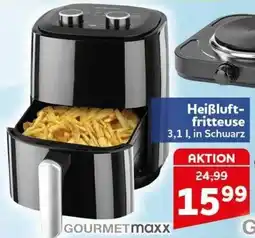 CENTERSHOP Heißluft-fritteuse in Schwarz Angebot