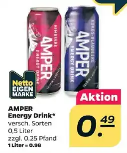 Netto AMPER Energy Drink Angebot