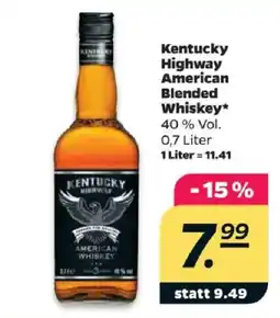 Netto Kentucky Highway American Blended Whiskey Angebot