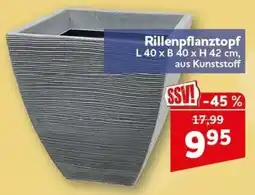 CENTERSHOP Rillenpflanztopf Angebot