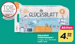 Netto Glücksblatt Toilettenpapier Angebot