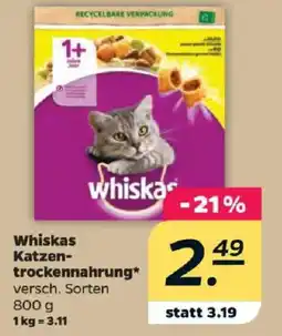 Netto Whiskas Katzen-trockennahrung* Angebot