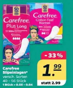 Netto Carefree Slipeinlagen* Angebot