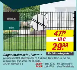 toom Baumarkt Doppelstabmatte "Ivar" Angebot
