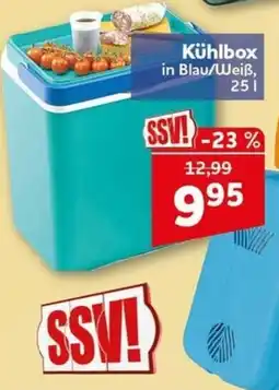 CENTERSHOP Kühlbox in Blau/Weiß Angebot