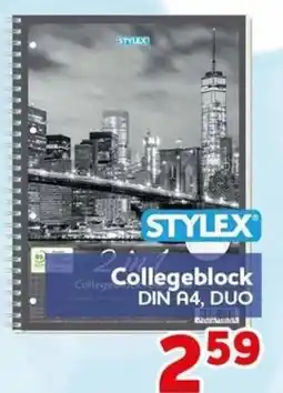 CENTERSHOP STYLEX Collegeblock Angebot
