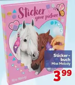 CENTERSHOP Sticker-buch Miss Melody Angebot