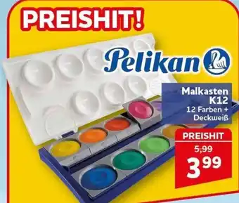 CENTERSHOP Pelikan Malkasten K12 Angebot