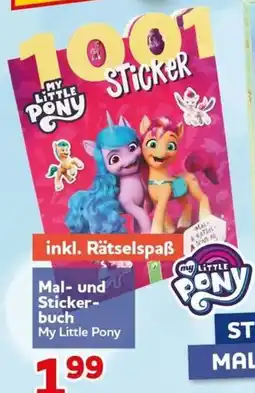 CENTERSHOP Mal- und Sticker-buch My Little Pony Angebot