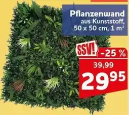 CENTERSHOP Pflanzenwand aus Kunststoff Angebot