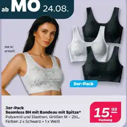 Netto Seamless BH mit Bandeau mit Spitze* Angebot