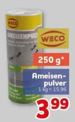 CENTERSHOP WECO Ameisenpulver Angebot